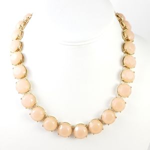 NWOT! J. Crew Statement Necklace Blush Rhinestones